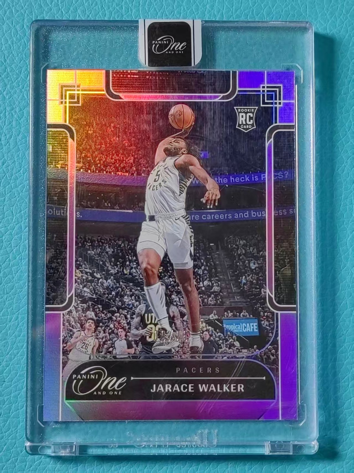 Jarace Walker 2023-24 Panini One And One 09/25 Purple RC Pacers #127