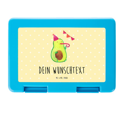 Personalisierte Brotdose Avocado Party - Geschenke Personalisiert Happy Birt..