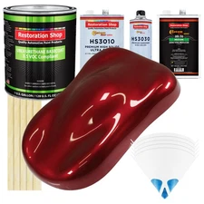 Fire Red Pearl Premium Gallon Kit Low VOC URETHANE BASECOAT Car Auto Paint Kit