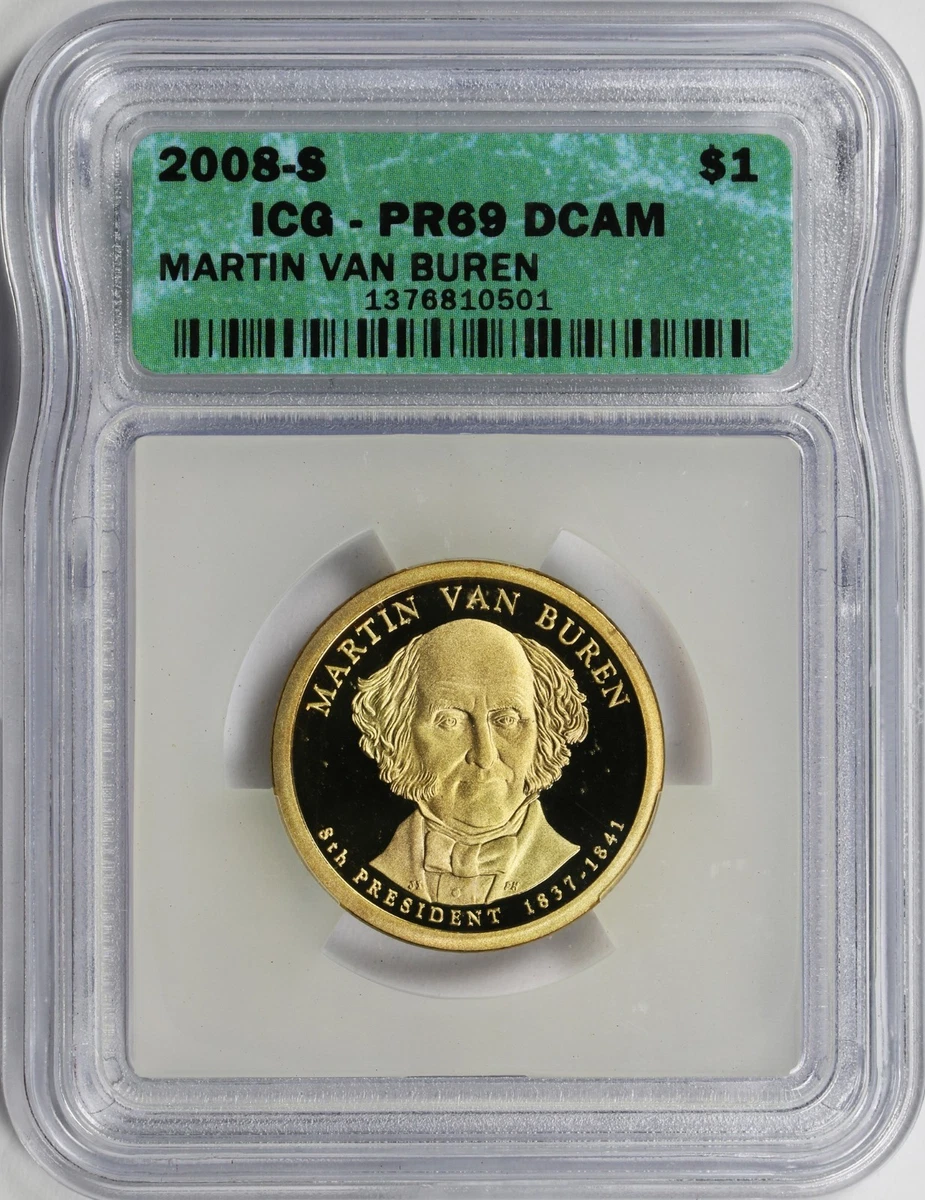 Uncirculated ICG 2008 Presidential Dollar Coins (2007-Now) for