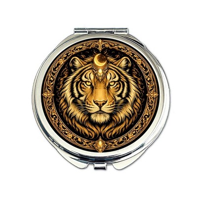 Tiger Spirit Tier Kompakt Spiegel Stärke Mut Geschenk für Sie