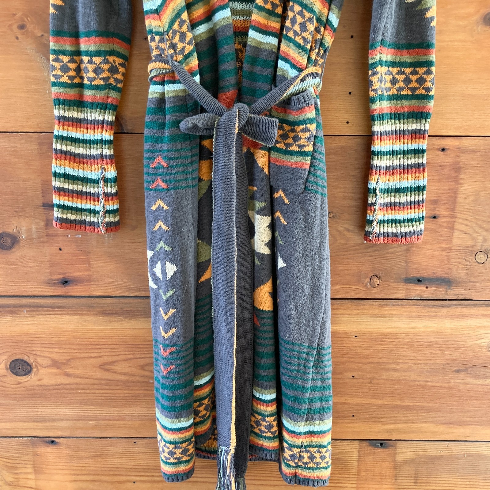 M - Faherty $348 Multi Patterned Organic Cotton P… - image 5