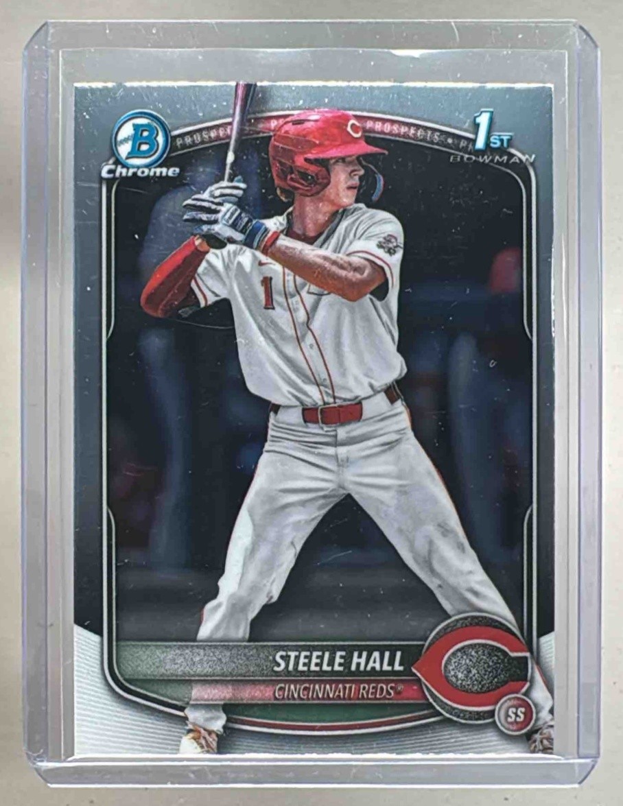 Steele Hall 2025 Bowman Chrome Draft #BDC-20 1st RC