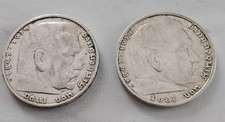 5 Reichsmark 1939 Hindenburg / Silber / mit und ohne HK