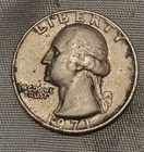1971 Washington Quarter 25C Circulated Business Strike US Coin