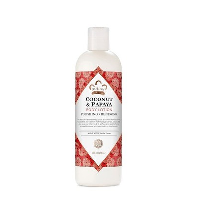 Nubian Heritage Coconut & Papaya Body Lotion Dry Skin 13 oz Paraben Free