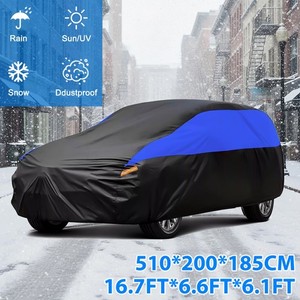 Couverture complète de voiture pour Ford Explorer Outdoor Snow Protection anti-poussière solaire Bleu