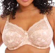 ELOMI MORGAN FULL FIGURE UNDERWIRE BRA EL4110 TOASTED ALMOND SIZE 36L.