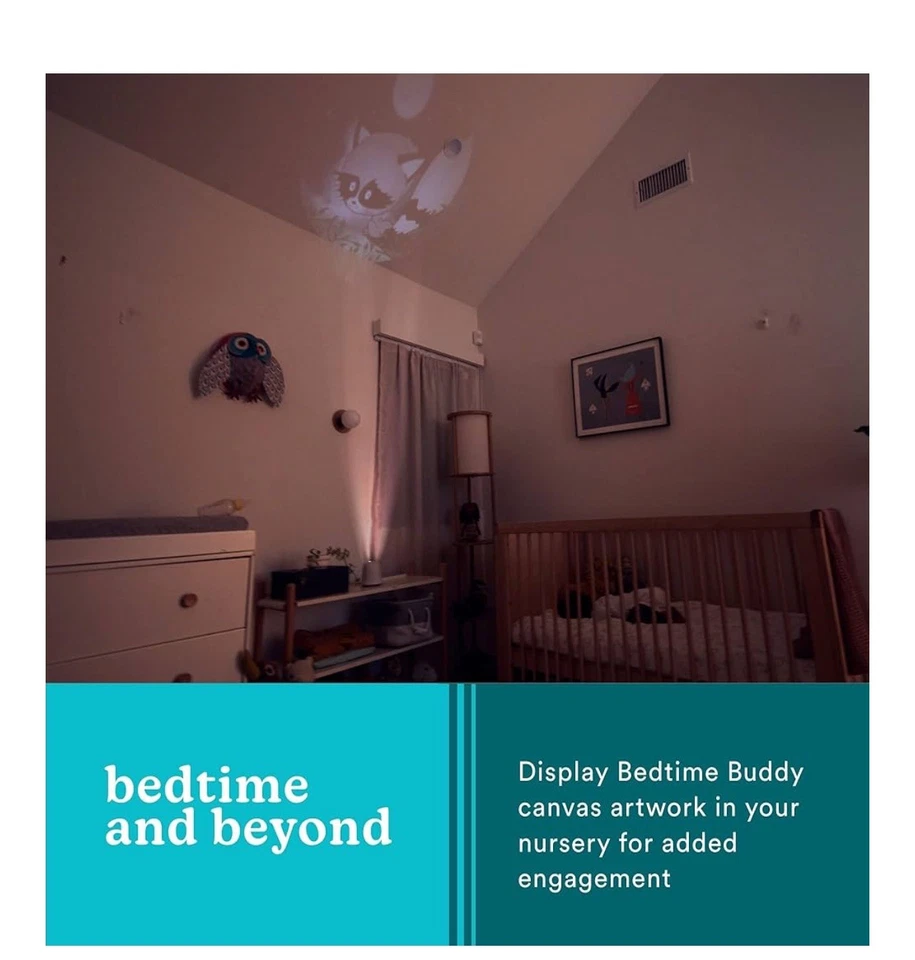 Máquina de sonido 2 en 1 HuSH, LITTLE BABY de Homedics Soundsleep + proyector. Foto 3 de 4