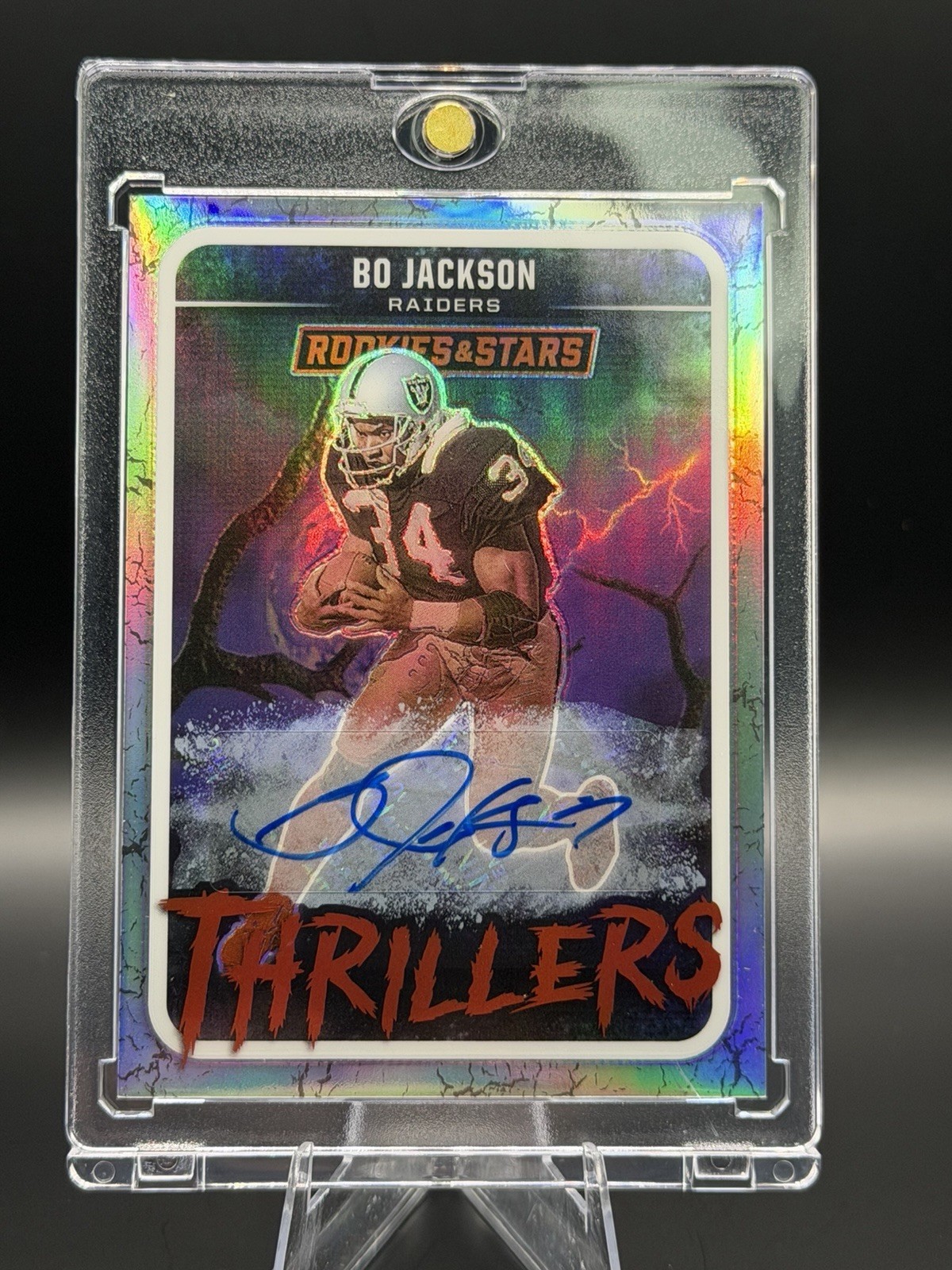 2025 Panini Rookies & Stars - Thrillers Bo Jackson #1 Signatures /99 (AU)