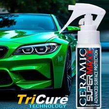 CERAMIC CAR COATING ADVANCED TRICURE TECHNOLOGY "POLYSILAZANE" PAINT PROTECTION