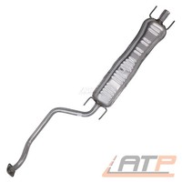 MittelschalldÄMpfer SchalldÄMpfer FÜR Opel Zafira A 1.6 1.8 2.2 BJ 99-03