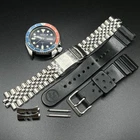 VINTAGE SEIKO 7548-700B PEPSI DIVER JDM QUARTZ BATT CHG NEW JUBILEE BRACELT RUBB
