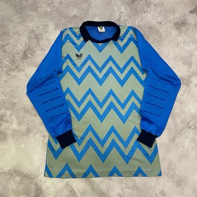Vintage 80s Erima Goalkeeper Shirt West Germany Graphic Pattern Size XL