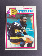 1979 Topps L.C. Greenwood #255 Steelers Vintage HOF NFL VG-EX Grade Range: 3 - 4