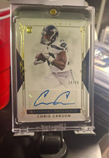 2017 Chris Carson Panini National Treasures #155  Autograph RC 14/49 SEAHAWKS