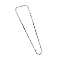 Collana Uomo Argento 925: Classica Maglia “Figaro” Made in Italy