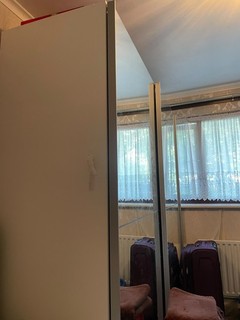 Large Sliding Mirrored Wardrobe