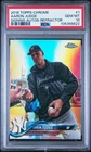 2018 Topps Chrome Aaron Judge #1 Signing Autos Refractor Variation SP PSA 10
