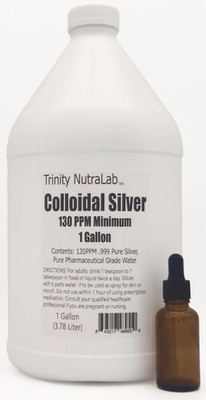 Sale Fast Shipping - Colloidal Silver 130 PPM TNL 1-Gal