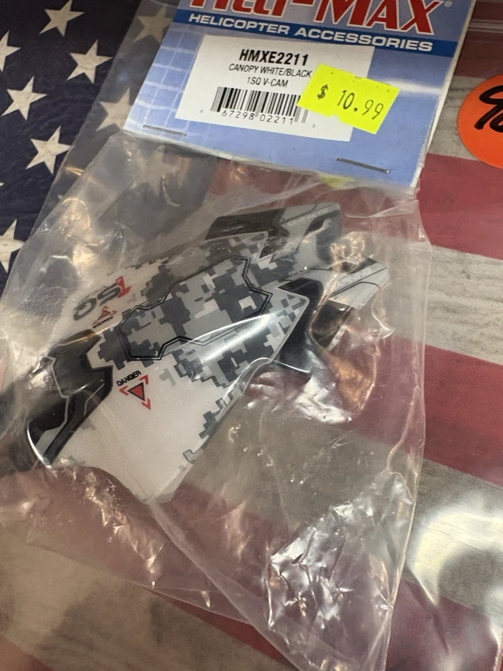 1SQ V-Cam Quadcopter Canopy - White/Black - Heli-Max #HMXE2211 NIP🇺🇸USA Shipp - Image 4 of 4