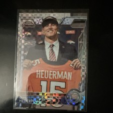 Topps Chrome Football Jeff Heuerman Denver Broncos Rookie Card #185. rookie card picture