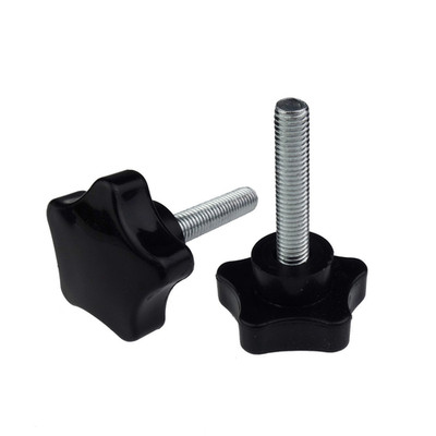 2 Pack M8 X 40Mm (5/16'' X 1-5/8'') Thread Replacement Star Hand Knob Tightening S