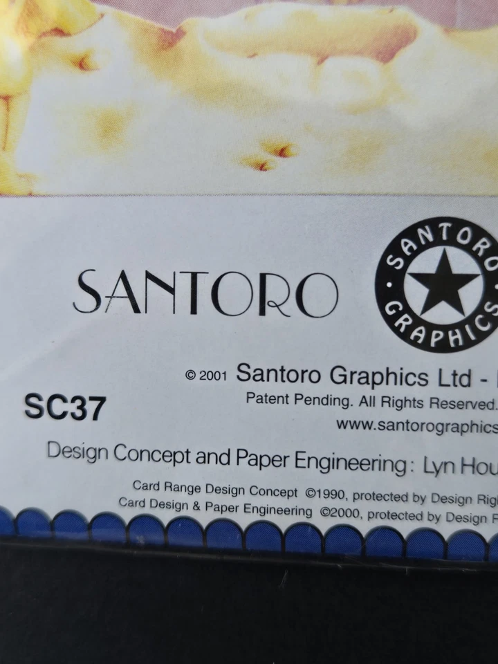 NEW Vintage Swing Cards by Santoro Graphics 2001 Carnival Teddy Pop-Up Card - Image 4 of 4