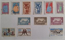 Lot de 12 timbres Neufs Et Oblitérés  Du Sénégal lot1