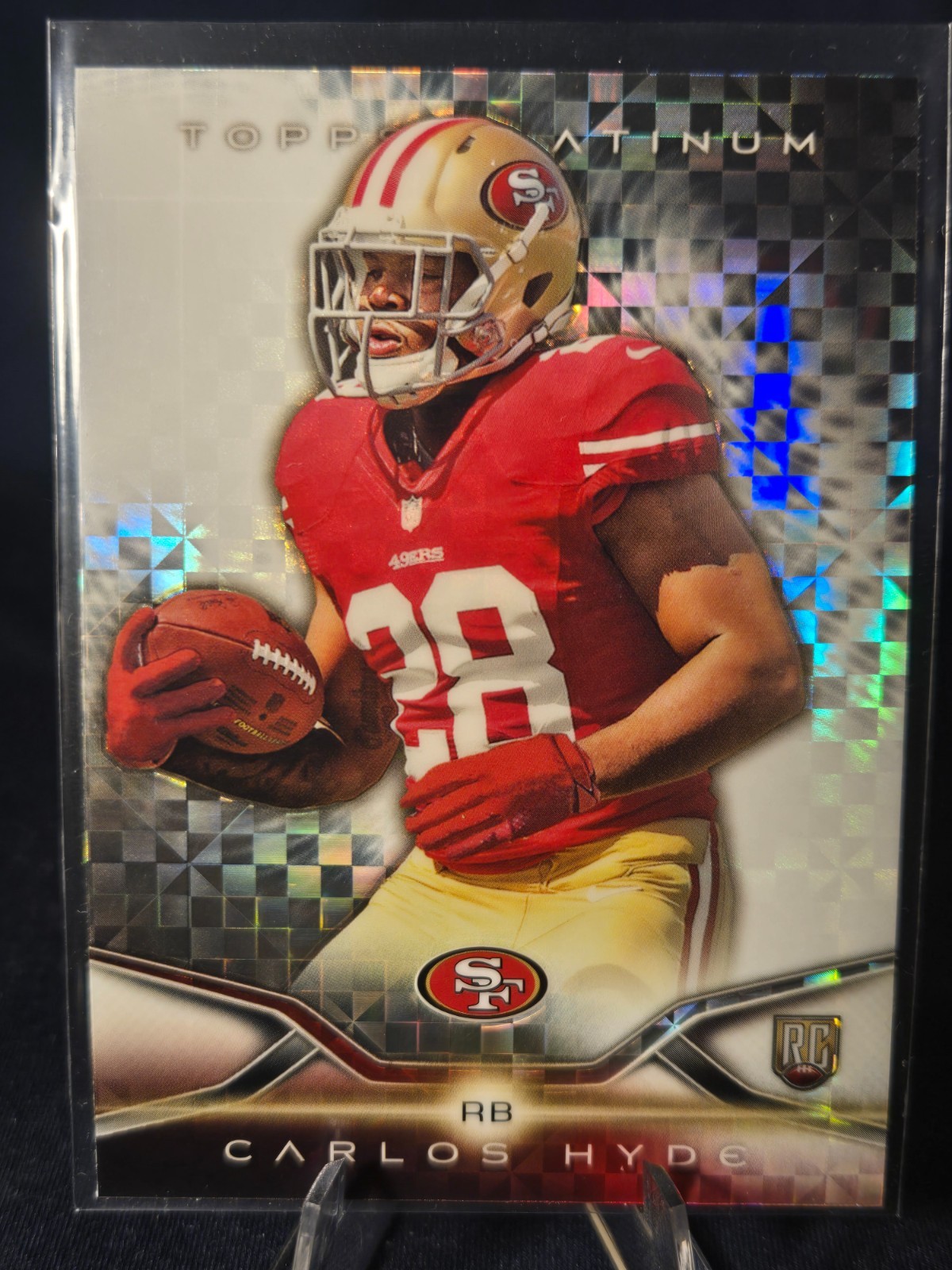 Carlos Hyde Topps Platinum #127 X-Fractor