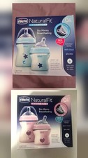 chicco baby bottle NaturalFit 2 bottles set 5oz and 8oz Blue and Pink Sets