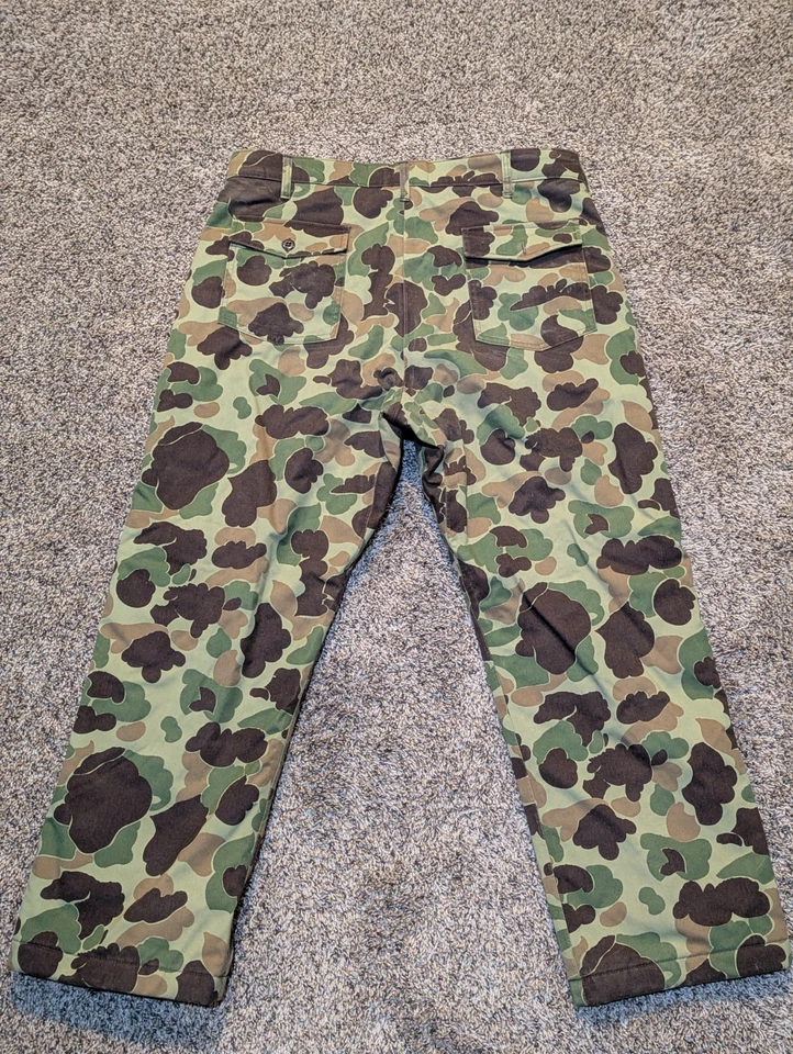 Pantalones Camuflados Cabelas De Colección Para Hombre 38 Pato Caza Gore-Tex Años 80 Piel de Rana Hechos en EE. UU. Foto 3 de 3