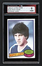 1980-81 OPC #242 RICK VAIVE ROOKIE CARD KSA 8 NEAR MINT-MINT