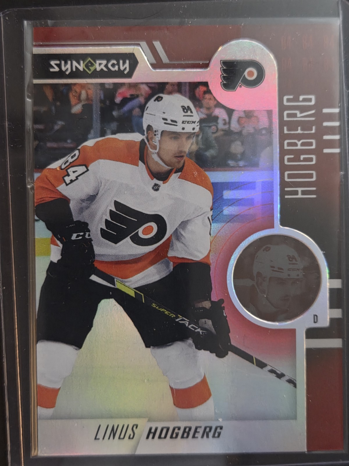 Linus Hogberg 2022-23 Upper Deck Synergy - Rookies Linus Hogberg #96 Red (RC) for ...