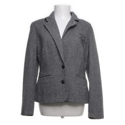4Wards, Blazer, Größe: 40, Grau, Baumwolle/Polyester/Wolle/Viskose #H4g