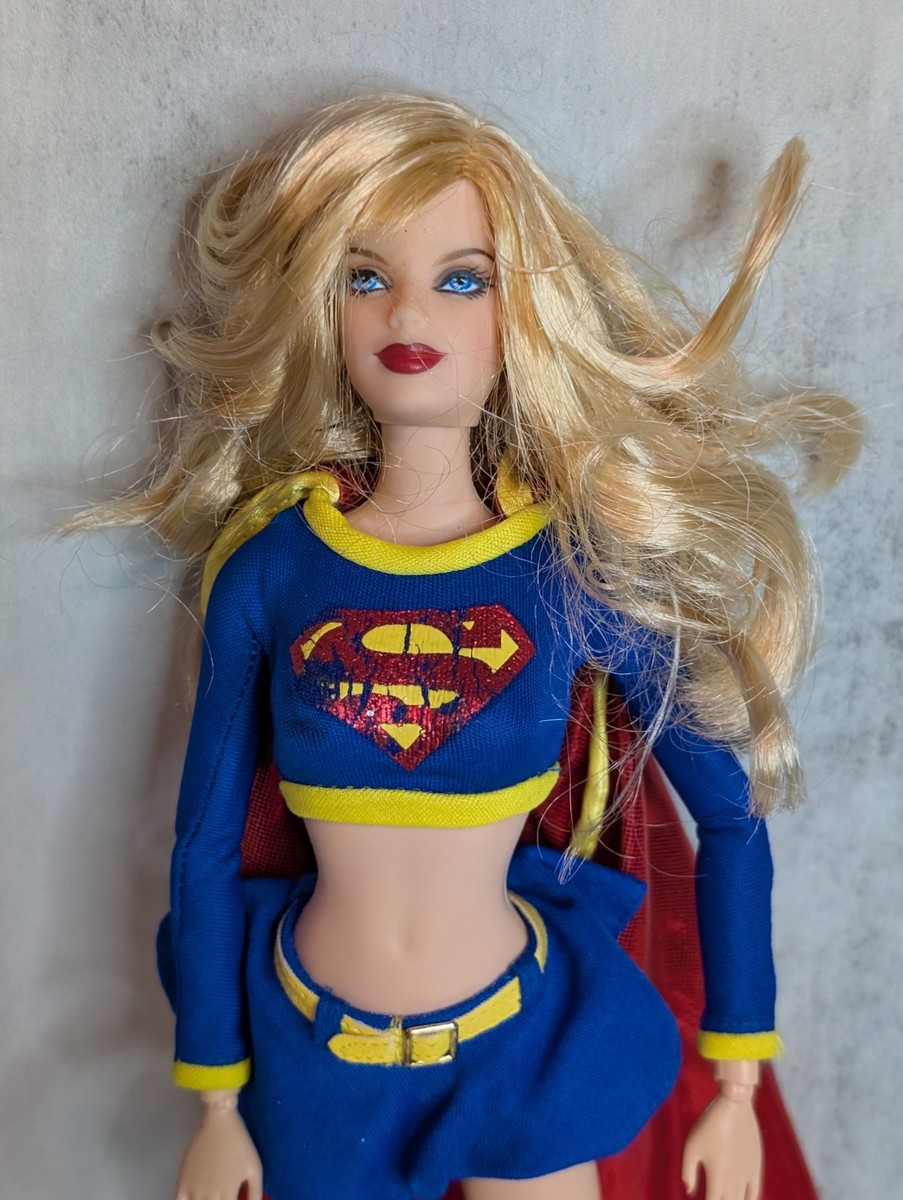 Barbie Collector DC Supergirl Doll Silver Label 2008 Mattel Barbie Collector DC Supergirl Doll Silver Label 2008 Mattel