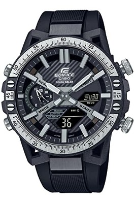 Unused CASIO EDIFICE Sospensione ECB-2000YTP-1AJF Black Solar Men's Watch in Box
