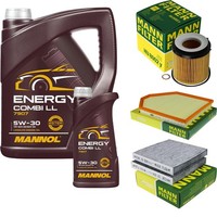 Mann Inspektionspaket 6L Mannol Energy 5W-30 FüR BMW F25 Xdrive20I Sdrive20I