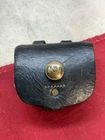 Confederate Civil War C.S.A. Leather Cap Pouch with Original Button