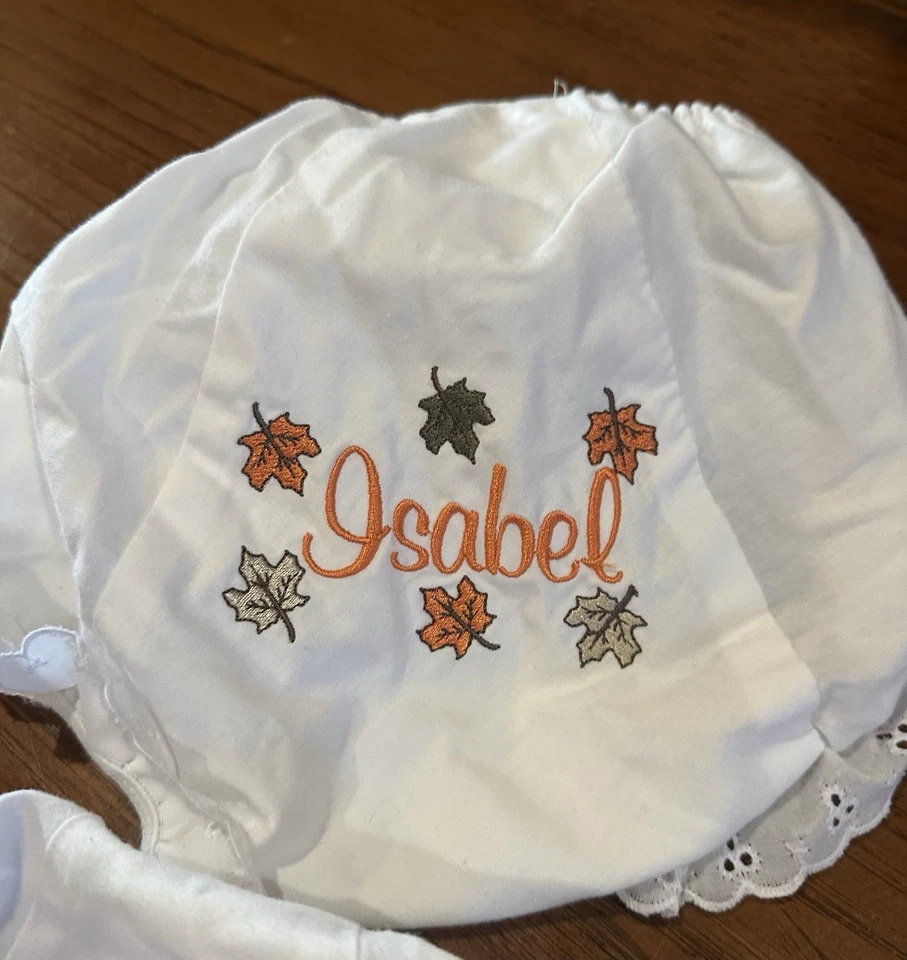 Lot Of 8 Personalized Diaper Covers “Isabel” In Various Designs - Size 3/4 EUC - Image 2 of 4