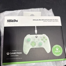 Mini Wired Controller for Xbox Windows w/ RGB Lighting Fire Ring