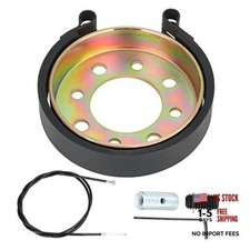 4 inch Go Kart Drum Brake Band Kit for Yerf-Dog Mini Bike Parts a-black