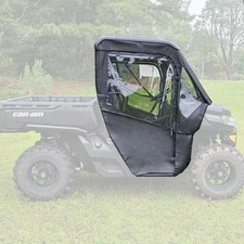 Falcon Ridge Soft Full Side Doors w/Zippered Windows for Can Am Defender 2016-25