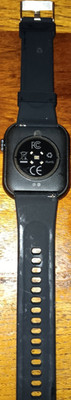 Black Smart Bracelet Touch Screen Fitness Tracker Heart Rate Monitor Android iOS