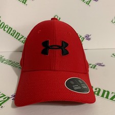Under Armour Hat UA Classic Fit Cap Blitzing 3.0 Boys Youth Red Black XS / S