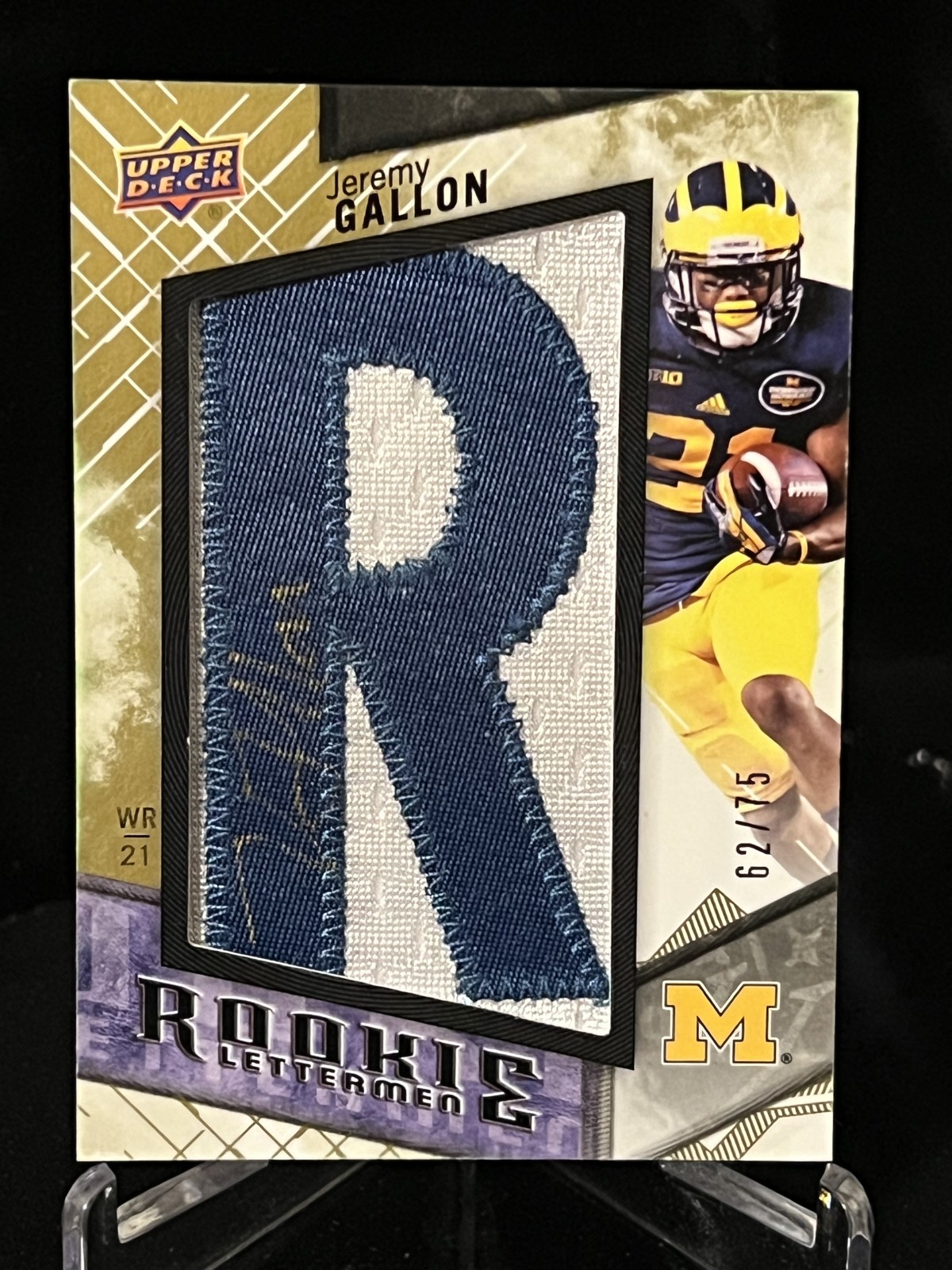 Jeremy Gallon Upper Deck Rookie Lettermen Signatures #RLJG Base