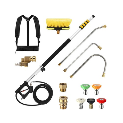 #ad 24 FT Telescoping Pressure Washer Wand with Pressure Washer Ext... USA FAST SHIP $143.58