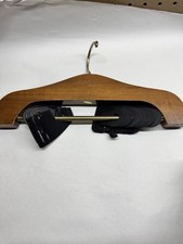 Vintage Star Case Wood Tie Hanger W/21 Plastic Holders