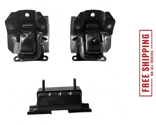 Engine Motor Transmission Mount Kit 3Pcs Compatible with Silverado 1500 /Tahoe