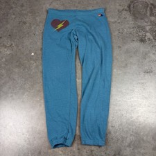 Aviator Nation Sweatpants Womens Medium/Large Blue Weak Elastic Beach Surf Preow